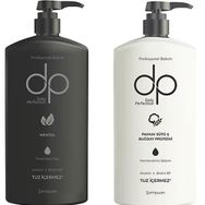 DP 500 ml Mentol Şampuan + 500 ml Pamuk Sütü ve Buğday Proteini Şampuan