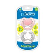 Dr. Browns Advantage 1.Evre Pembe İkili Paket Emzik