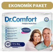 Dr.Comfort Bel Bağlamalı Medium Beyaz 2x30 Adet Yetişkin Hasta Bezi