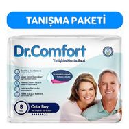 Dr.Comfort Medium 8 Adet Bel Bağlamalı Hasta Bezi
