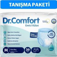 Dr.Comfort Yetişkin Emici Külot Medium 30 Adet Hasta Bezi