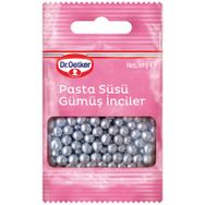 Dr. Oetker Dekor Gümüş İnci 10 gr Pasta Süsü