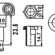 DR PARTS EMH7002CR 6'lı Krom Akort Kulağı Elektrogitar Set