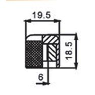 Dr Parts MNB2GD Altın Sarısı Dome Kontrol Düğmesi