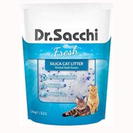Dr.Sacchi 1.4 kg 3.2 lt Silika Kristal Kedi Kumu