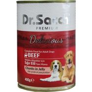 Dr. Sacchi 10x400 gr Sığır Etli Köpek Konservesi