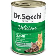 Dr.Sacchi 400 gr Kuzu Etli Kedi Konserve
