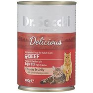 Dr.Sacchi Konserve Sığır Etli 400 gr Kedi Maması