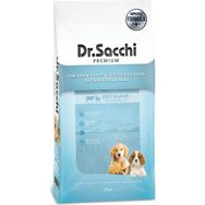 Dr.Sacchi Premium Düşük Tahıllı Sığır Etli ve Kuzu Etli 12 kg Yavru Köpek Maması