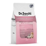 Dr.Sacchi Premium Düşük Tahıllı Sığırlı ve Kuzulu 1 kg Yavru Kedi Maması