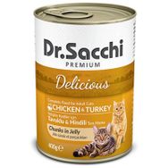 Dr.Sacchi Tavuk ve Hindili 400 gr Yetişkin Konserve Kedi Maması