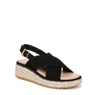 Dr. Scholl's Shoes Ember Espadrille Mikrofiber Siyah Kadın Sandalet