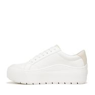 Dr. Scholl's Time Off Max Platform Beyaz Pürüzsüz Kadın Sneaker