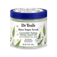 Dr.Teal's Shea Sugar Scrub Hemp Seed Oil 538 gr Vücut Şeker Peelingi