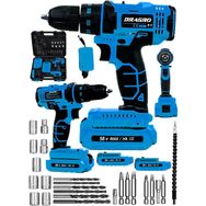 Dragro DRG007 Mavi 58 V 5 Ah Şarjlı Çift Akülü Vidalama Matkap