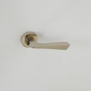 Dreamax Foça Rozetli Saten-Nikel Wc Kapı Kolu