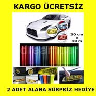 Dreamcar 1162001 Açık Siyah Superior 30 cm x 10 m Far Stop Filmi