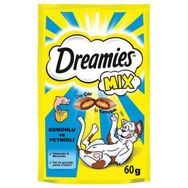 Dreamies 60 gr İçi Dolgulu Somon ve Peynirli Mix Kıtır Kedi Ödül Maması