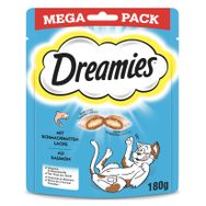Dreamies Mega Pack İç Dolgulu Somonlu 180 gr Kedi Ödül Maması