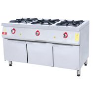 DRN DRNDO-1560 3'lü 150x64x85 cm Alt Dolaplı Gazlı Ocak