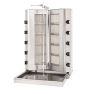 DRN DRNDVSG-8 8 Radyanlı V Tip 70x80x85 cm Sabit Gazlı Döner Ocağı