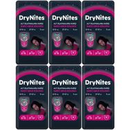 Drynites 8-13 Yaş 30-48 kg Large 54 Adet Kız Alt Islatmalara Karşı Emici Gece Külot Bez