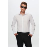 D's Damat 2HF02ORT4185 Slim Fit Beyaz İtalyan Yaka Erkek Gömlek