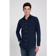 D's Damat 2HF02ORT5185 Slim Fit Lacivert Italyan Yaka Erkek Gömlek