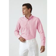 D's Damat 5HC02ORT07265 Slim Fit Pembe Armürlü Erkek Gömlek