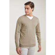 D's Damat 5HF06ORT12003 Regular Fit Bej V Yaka Kazak