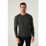 D's Damat 5HF06ORT12004 Regular Fit Antrasit Bisiklet Yaka Kazak