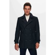 D's Damat 5HF08ORT10001 Regular Fit Lacivert Erkek Kaban