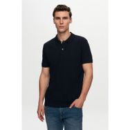 D's Damat 6HC14ORT51000 Regular Fit Lacivert %100 Pamuk Polo Yaka Nakışlı T-shirt