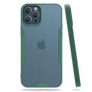 Dtech Apple iPhone 12 Pro Max Platin Tam Koruma Şık Silikon Kapak Kılıf
