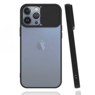 Dtech iPhone 13 Pro Max Palm Buzlu Kamera Korumalı Silikon Kılıf