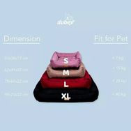 Dubex VR03 Siyah Sarı 62x44x22 cm Dondurma Dikdörtgen Yatak