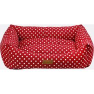 Dubex VR06 60x78x22h cm Makaron Dikdörtgen Kırmızı Siyah Yatak