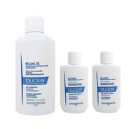 Ducray 100 ml Kelual Ds + 2x30 ml Elution Shampoo