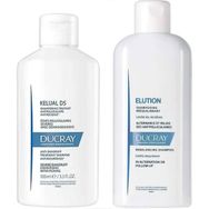 Ducray Kelual Ds İnatçı Kepeğe Karşı 100 ml Şampuan + Elution Tamamlayıcı 400 ml Bakım Şampuanı