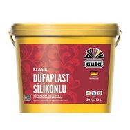 Düfa Klasik Düfaplast Ferah Gri 12 lt Silikonlu İç Cephe Duvar Boyası