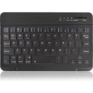 Duhaline Samsung Galaxy Tab A7 SM-T500 505 507 Mini Slim Şarjlı Kablosuz Siyah Uyumlu Bluetooth Tablet Klavyesi