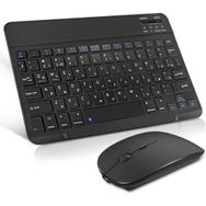 Duhaline Tcl Nxtpaper 10S Tablet Için Uyumlu Slim Şarjlı Bluetooth Klavye Mouse Seti
