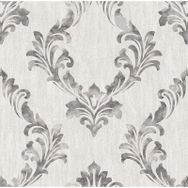 Duka DK.21351-2 Secret Palace Gri Damask Desen Duvar Kağıdı