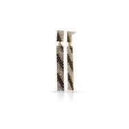 Duke Nickle RDPK5004 Zirkon Taşlı Silindir Küpe