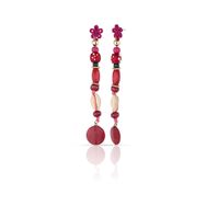 Duke Nickle RDPK5132 Kırmızı Boncuklu Küpe
