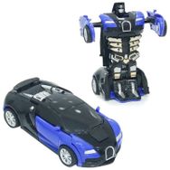 Duman Oyuncak 12 cm Robota Dönüşen Araba Sürtmeli