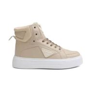 Dunlop Orthopedix 2141 Bej Bilek Boy Yüksek Taban Unisex Basket Sneaker Spor Ayakkabı
