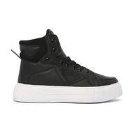 Dunlop Orthopedix 2141 Siyah Beyaz Bilek Boy Yüksek Taban Unisex Basket Sneaker Spor Ayakkabı