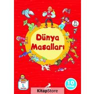 Dünya Masalları Düz Yazılı 10 Kitap Kollektif Erdem Yayınları