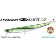 Duo PSA0570 Press Bait Metal Kamuy 35 gr Green Back Silver Suni Balık Yemi